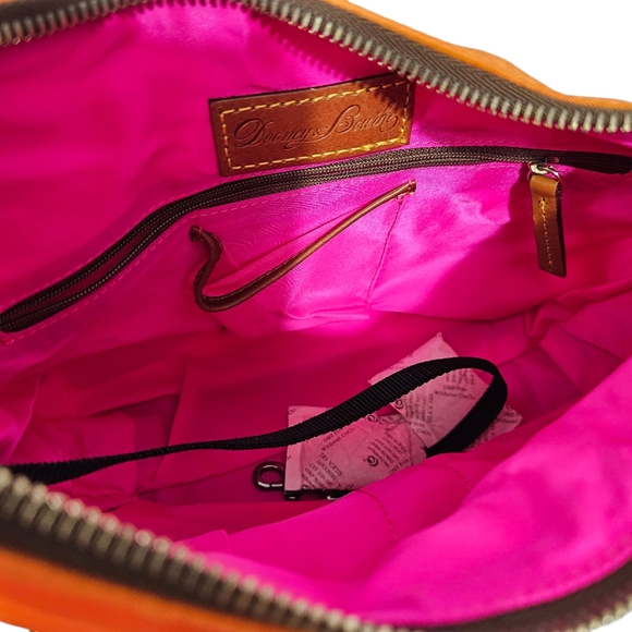 Dooney Bourke Orange Hobo Bag - Picture 5 of 7
